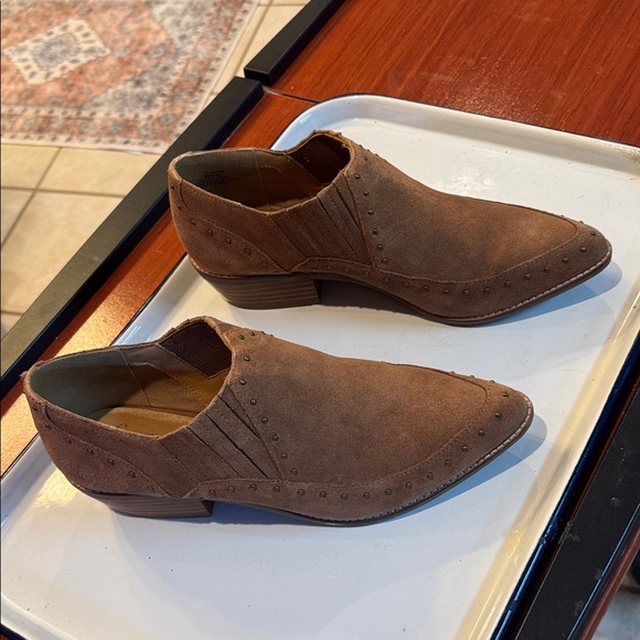 Crown Vintage Shoes - Crown Vintage Women’s Pecan Cow Suede Shoe Boots